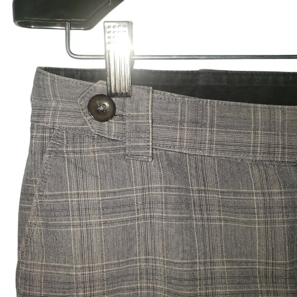 North Face Mendocino Bermuda Shorts Flat Front Plaid Golf Academia Grunge Punk - Picture 2 of 7